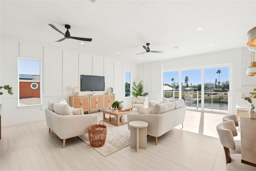 Furnished interior view inside a new home in , Madeira Beach (Image 6).