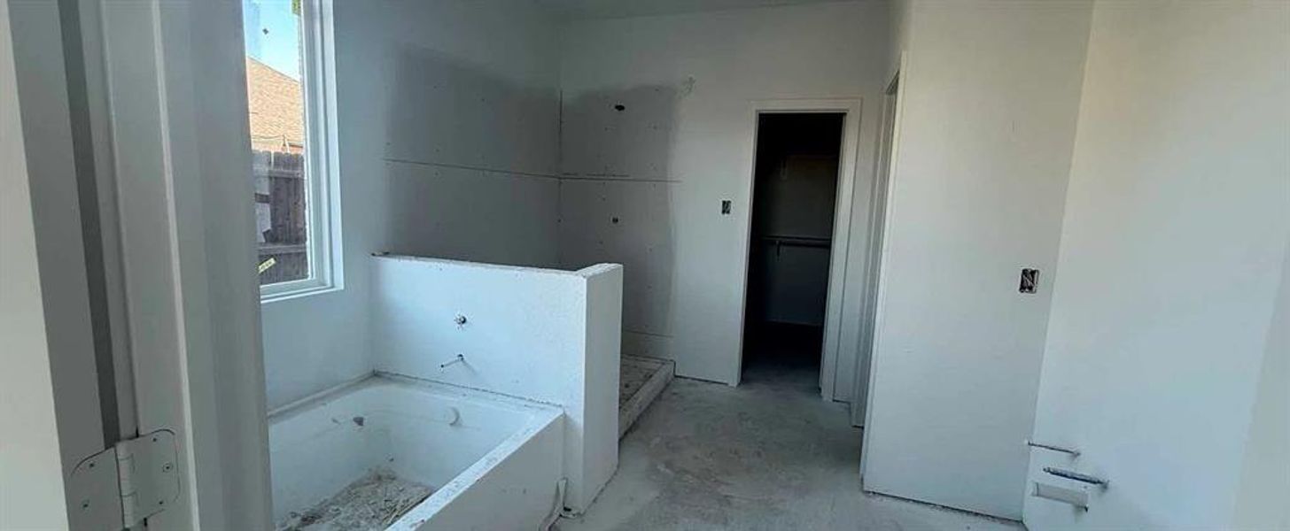 Primary Bathroom Construction Progress Primary Bathroom Construction Progress