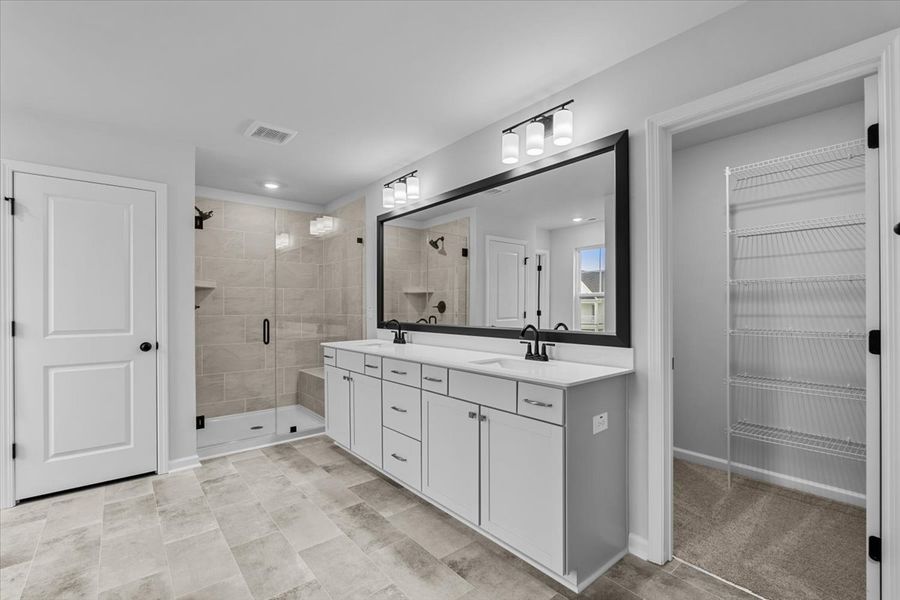 Furnished interior view inside a new home in Fieldstone, Lexington (Image 15). Furnished interior view inside a new home in Fieldstone, Lexington (Image 15).