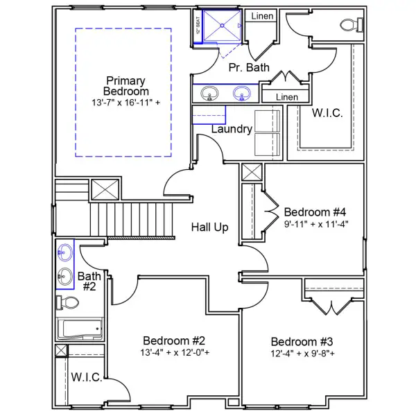 2D floor plan layout of this home in Clairmont, Charlotte, NC (Image 3). 2D floor plan layout of this home in Clairmont, Charlotte, NC (Image 3).