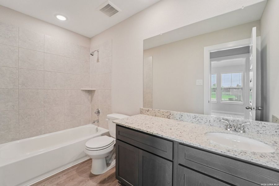 Furnished interior view inside a new home in Alamo Estates, San Antonio (Image 3).