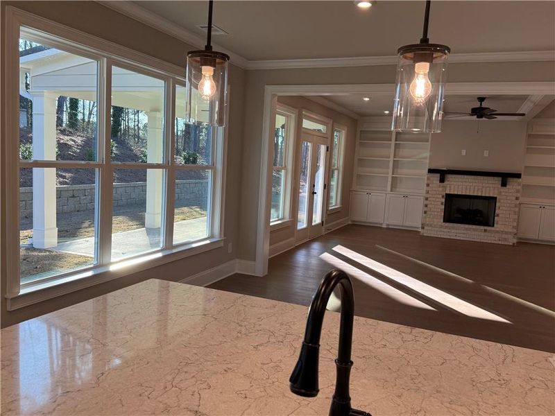 Close-up of interior finishes inside a home in Ford Landing, Acworth (Image 7).