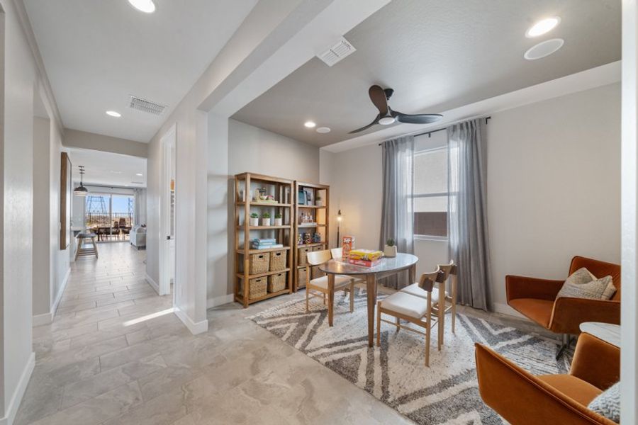 Furnished interior view inside a new home in Estrella, Goodyear (Image 23).
