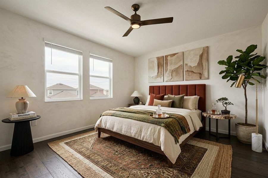 Furnished interior view inside a new home in Wellness Ridge, Clermont (Image 5).
