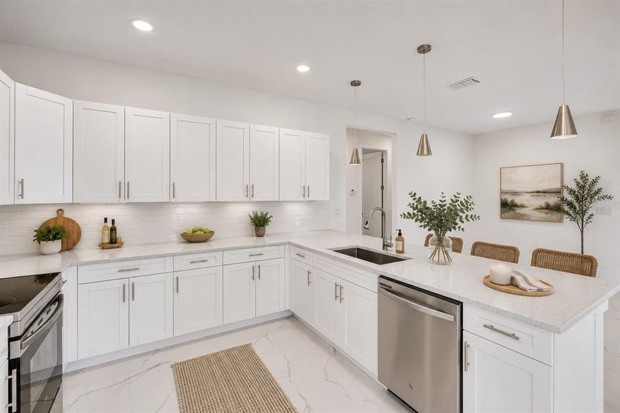 Furnished interior view inside a new home in , Rotonda West (Image 5).
