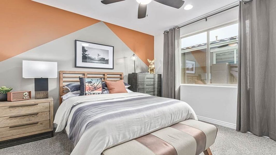 Representative furnished interior of a home built from the Hudson by Taylor Morrison in Stonehaven, Glendale (Image 27).