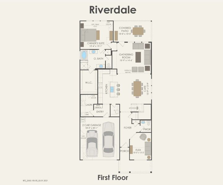 2D floor plan layout of this home in Wilson Creek Meadows, Celina, TX (Image 4). 2D floor plan layout of this home in Wilson Creek Meadows, Celina, TX (Image 4).