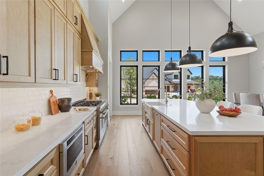 Furnished interior view inside a new home in , Willis (Image 11).