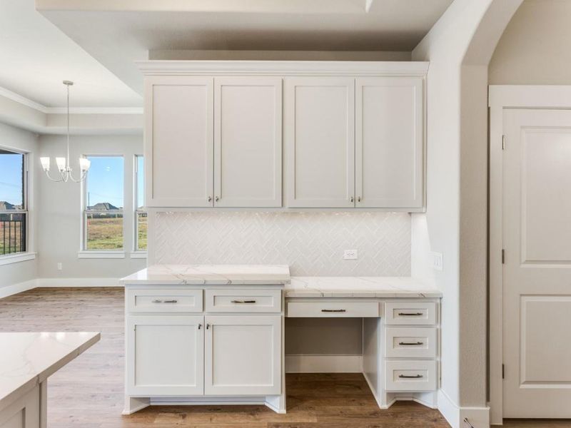 Furnished interior view inside a new home in Ladera at the Reserve, Mansfield (Image 31).