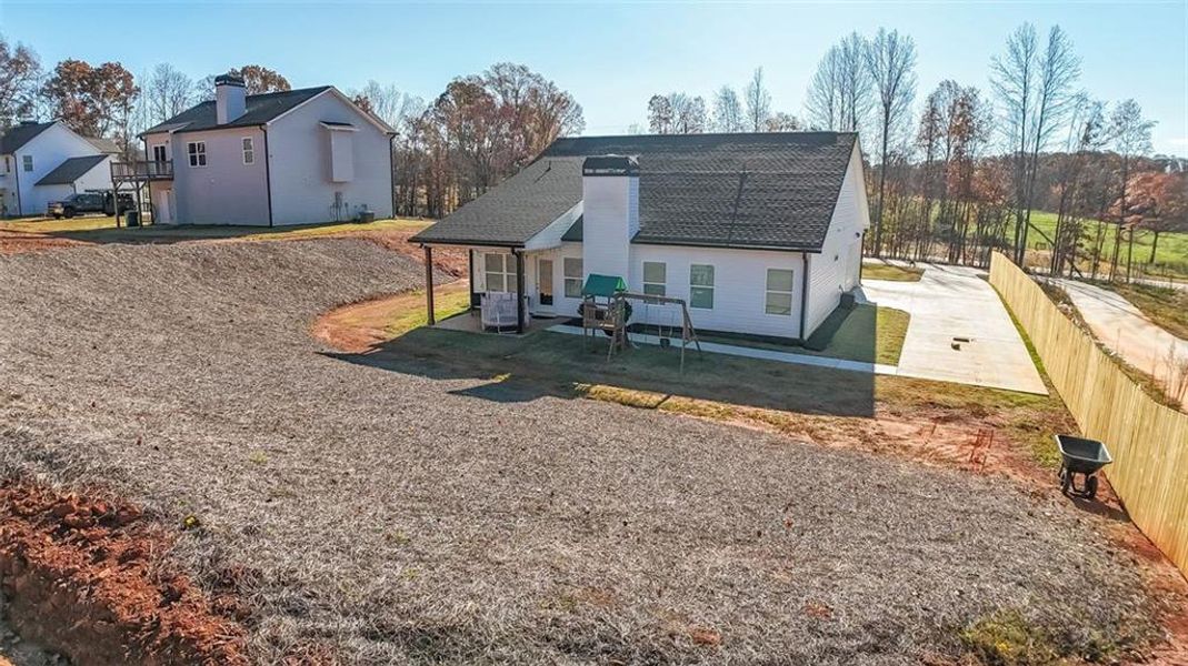 Exterior details and patio area of a home in , Clarkesville (Image 3).
