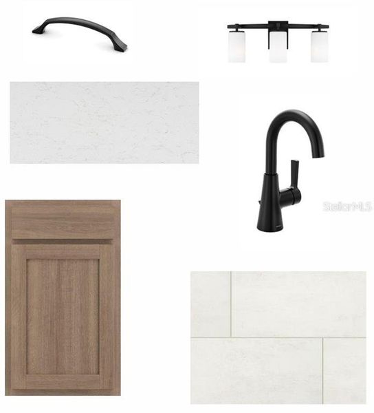 Sample of building materials used in homes in North River Ranch – Garden Series, Parrish (Image 3).