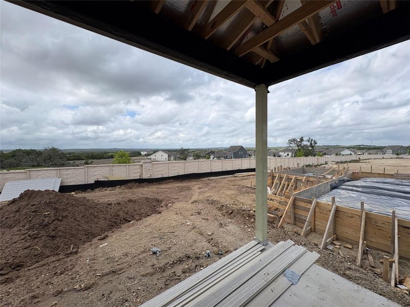 In-progress construction of a new home in Cannon Ranch, Dripping Springs, TX (Image 24).
