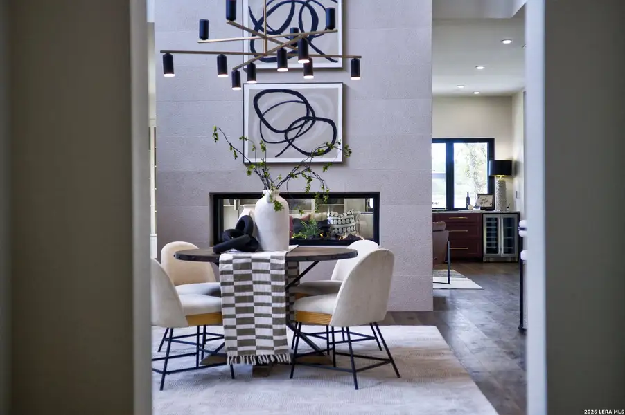 Furnished interior view inside a new home in , New Braunfels (Image 9).