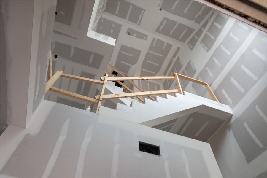 Three-story entry in Unit B/C with incredible natural light.