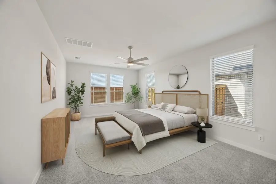 Primary Suite in the Wimbledon home plan by Trophy Signature Homes – REPRESENTATIVE PHOTO Primary Suite in the Wimbledon home plan by Trophy Signature Homes – REPRESENTATIVE PHOTO