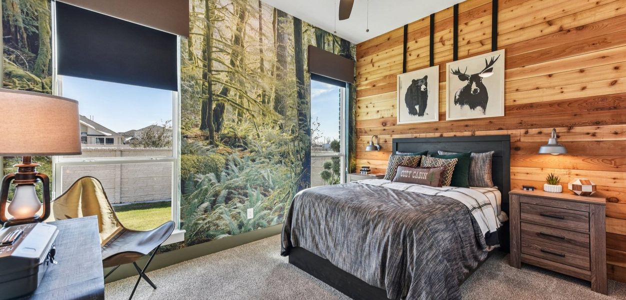 Representative furnished interior of a home built from the Silas by Chesmar Homes in The Grove at Blackhawk, Pflugerville (Image 12).