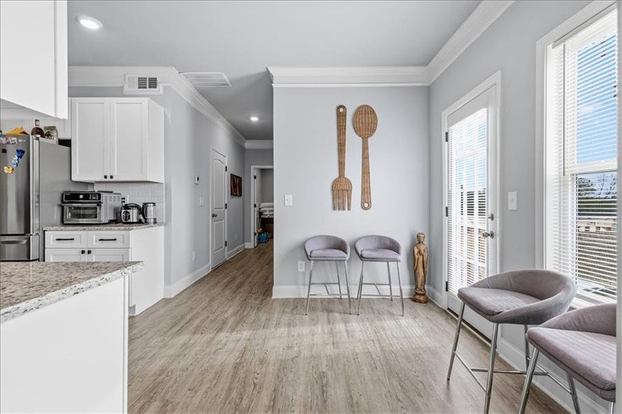 Furnished interior view inside a new home in , Atlanta (Image 8).
