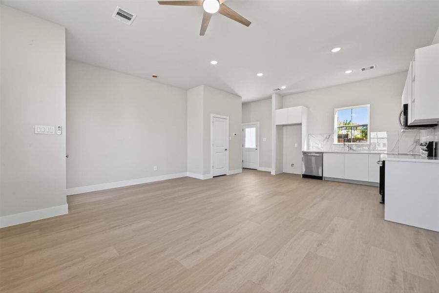 Spacious, unfurnished interior of a new home in Metro Village, Houston (Image 14). Spacious, unfurnished interior of a new home in Metro Village, Houston (Image 14).
