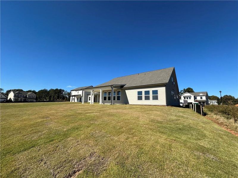 Exterior details and patio area of a home in Summerlin, Winder (Image 3).