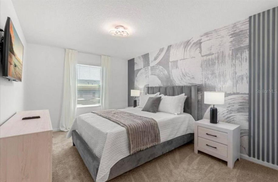 Furnished interior view inside a new home in , Kissimmee (Image 24).