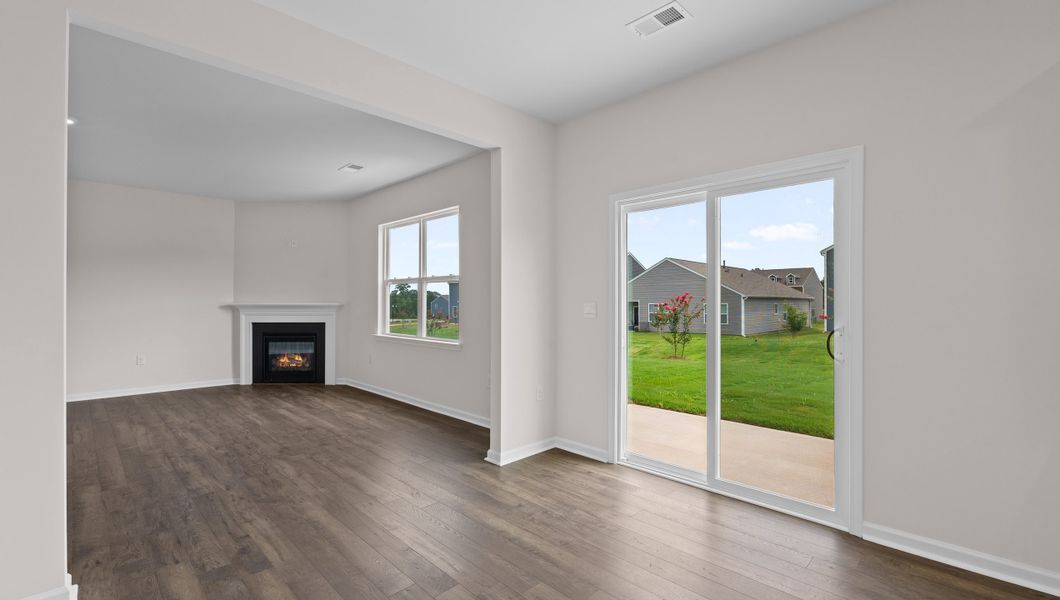 Representative unfurnished interior of a home built from the BILTMORE by D.R. Horton in Baxter Village, Boiling Springs (Image 19).