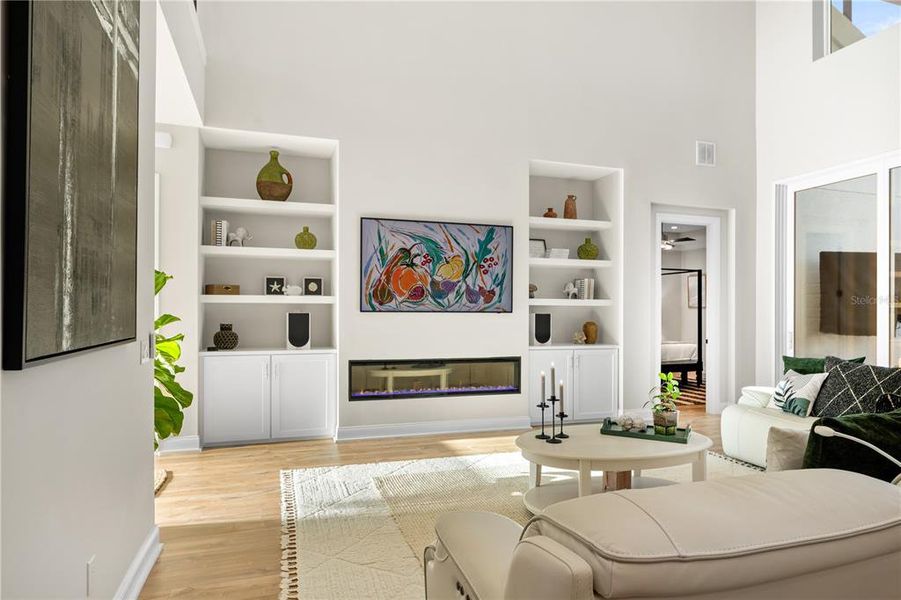 Furnished interior view inside a new home in , Flagler Beach (Image 45).