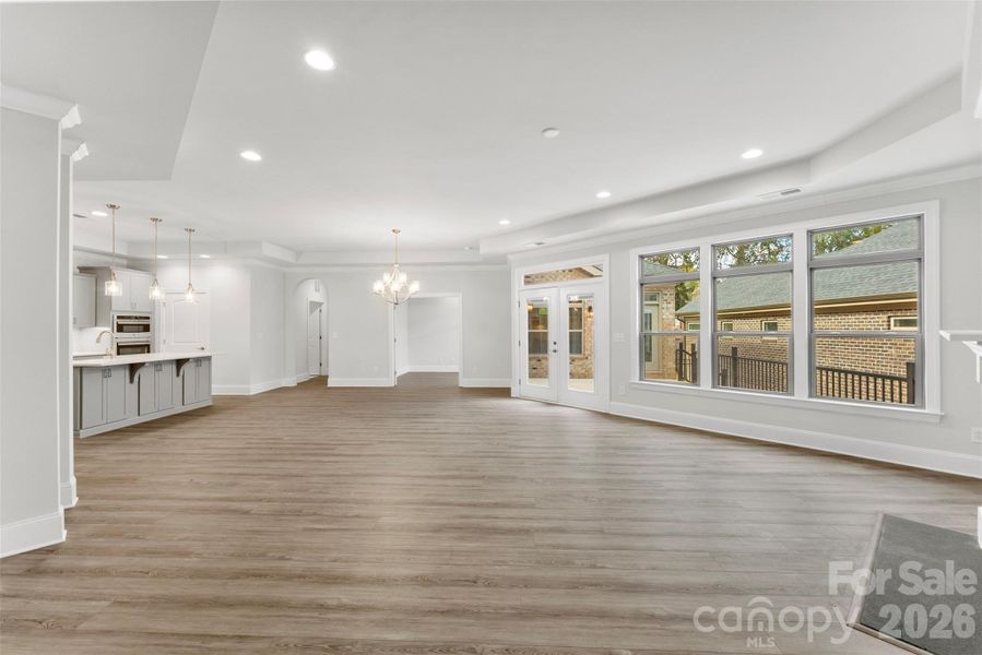 Spacious, unfurnished interior of a new home in The Courtyards on New Hope, Gastonia (Image 12). Spacious, unfurnished interior of a new home in The Courtyards on New Hope, Gastonia (Image 12).