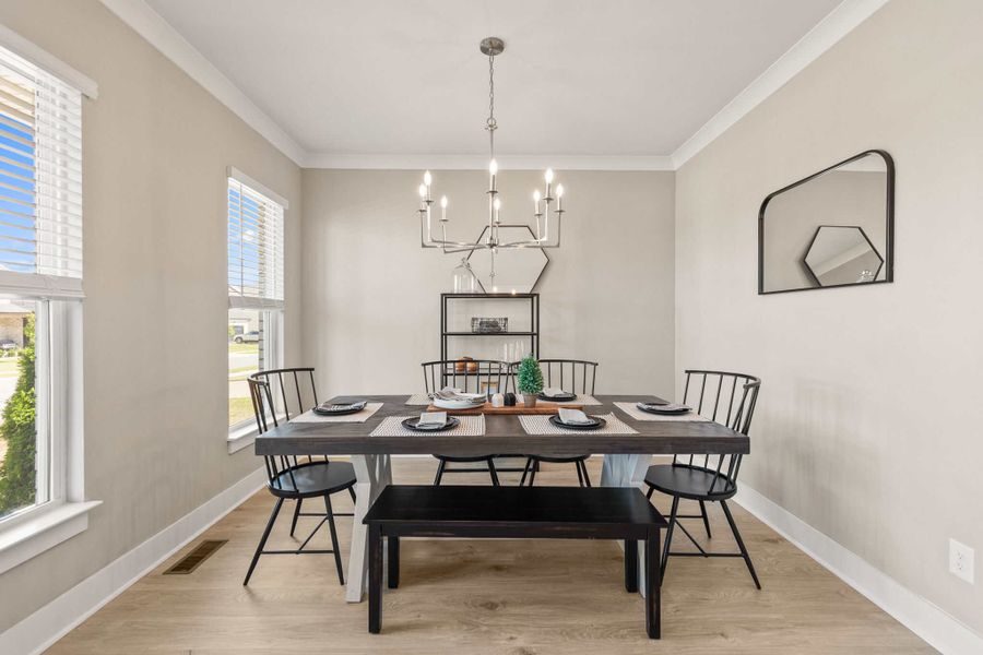 Furnished interior view inside a new home in Westfield Manor Homes, Gallatin (Image 3).