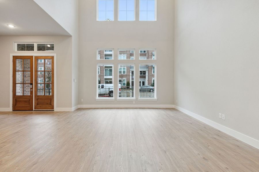 Spacious, unfurnished interior of a new home in Newman Village Townhomes, Frisco (Image 55).