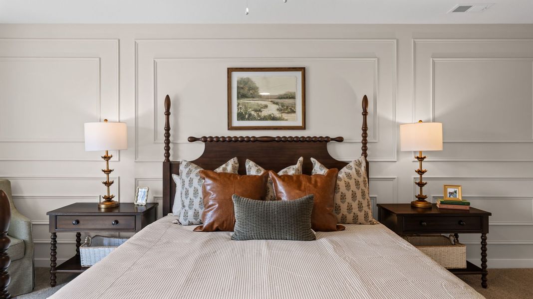 Furnished interior view inside a new home in Lone Oaks Farm, Cleveland (Image 27).