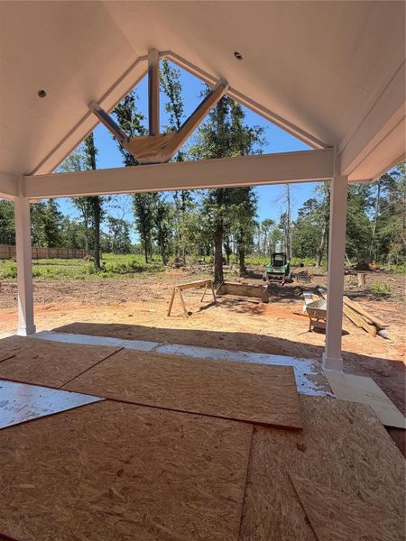 In-progress construction of a new home in , Coldspring, TX (Image 10).
