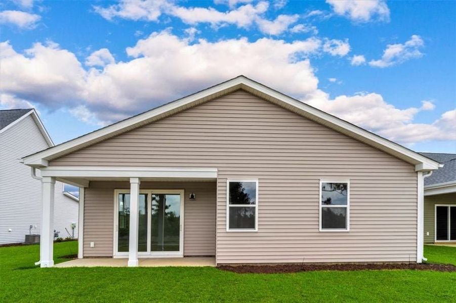 Representative exterior details of a home built from the The Kiawah by Chesapeake Homes in Heritage Park at Longs, Longs (Image 3).