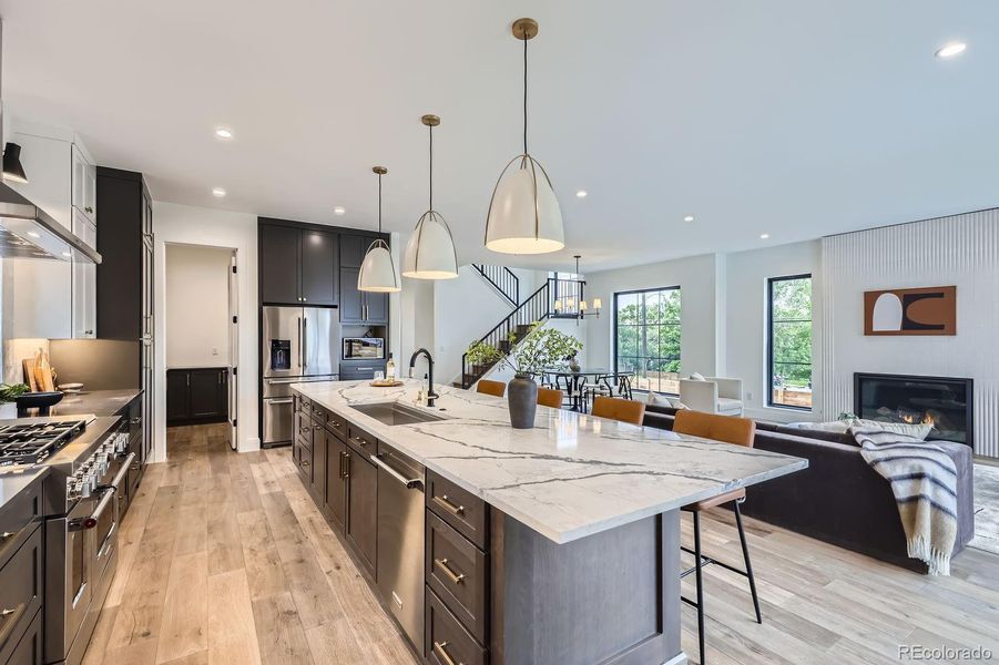 Furnished interior view inside a new home in , Wheat Ridge (Image 16).