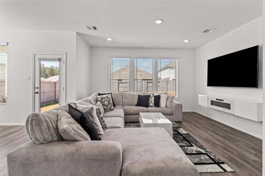 Furnished interior view inside a new home in Tavola: Wildflower II Collection, New Caney (Image 11).