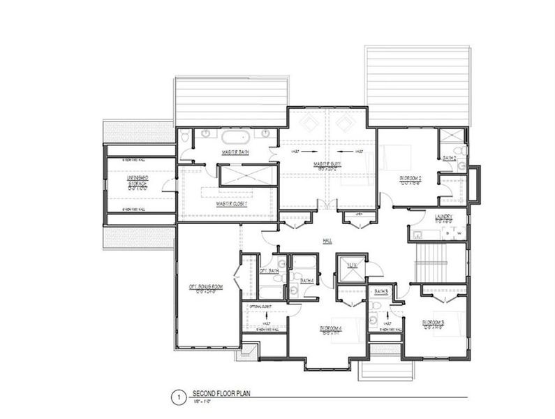 2D floor plan layout of this home in , Roswell, GA (Image 5).