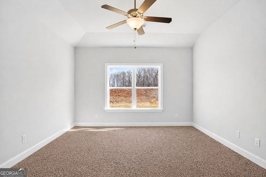 Spacious, unfurnished interior of a new home in Stone Brooke, Gray (Image 20).