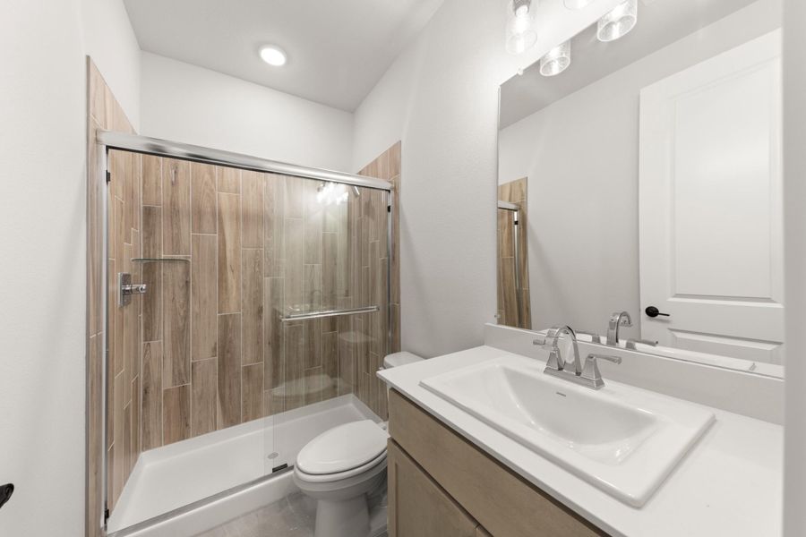 Furnished interior view inside a new home in Discovery Collection at Union Park, Little Elm (Image 10).