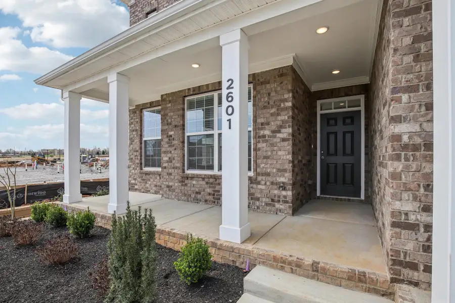 Exterior details and patio area of a home in Promenade at Clari Park, Murfreesboro (Image 3). Exterior details and patio area of a home in Promenade at Clari Park, Murfreesboro (Image 3).