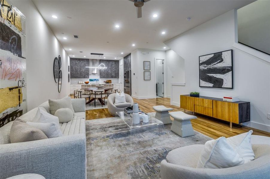 Furnished interior view inside a new home in , Addison (Image 7).