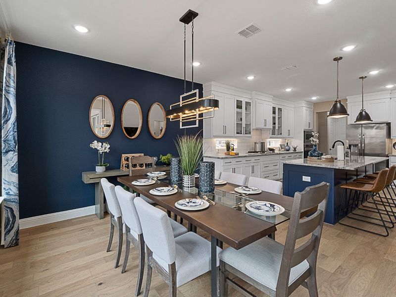 Representative furnished interior of a home built from the Middleton by Landon Homes in Lexington Frisco, Frisco (Image 13).