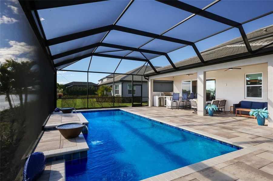 Exterior details and patio area of a home in , Bradenton (Image 36).