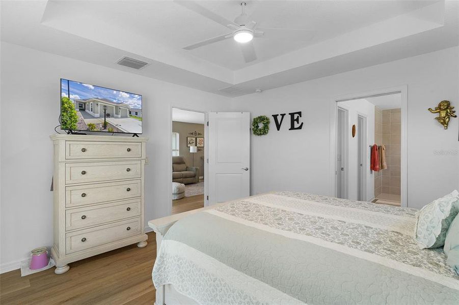 Furnished interior view inside a new home in , The Villages (Image 13).