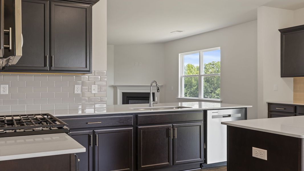 Furnished interior view inside a new home in Durbin Meadows Traditions, Fountain Inn (Image 10).