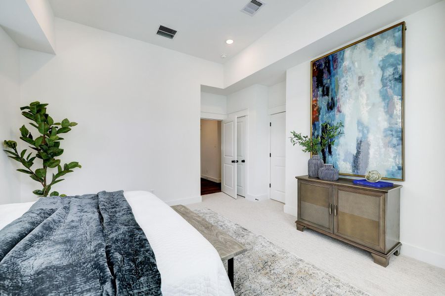 Serene Master Suite: A tranquil and spacious retreat featuring elegant accents and ample natural light. Serene Master Suite: A tranquil and spacious retreat featuring elegant accents and ample natural light.