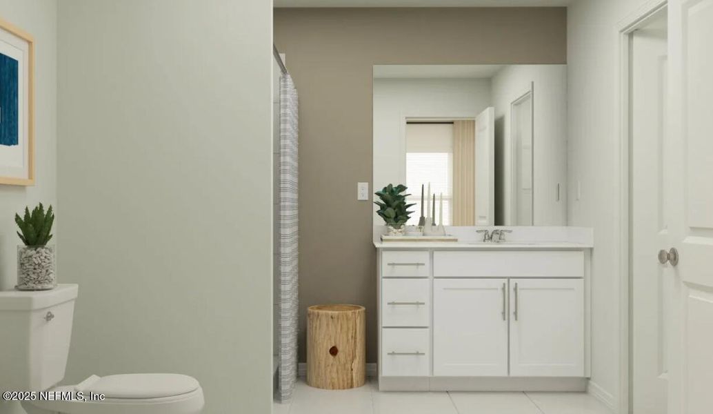 Furnished interior view inside a new home in Saddle Oaks, Jacksonville (Image 12).