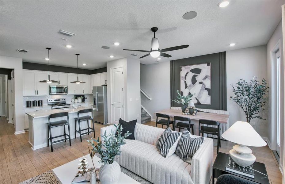 Furnished interior view inside a new home in Everton, Lantana (Image 8).