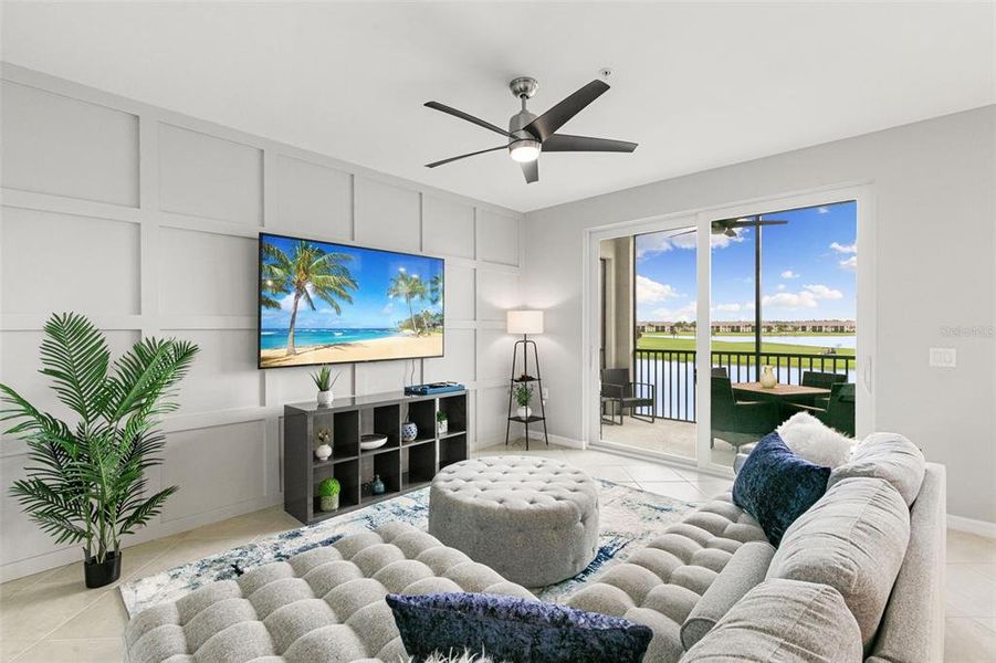 Furnished interior view inside a new home in , Punta Gorda (Image 13).