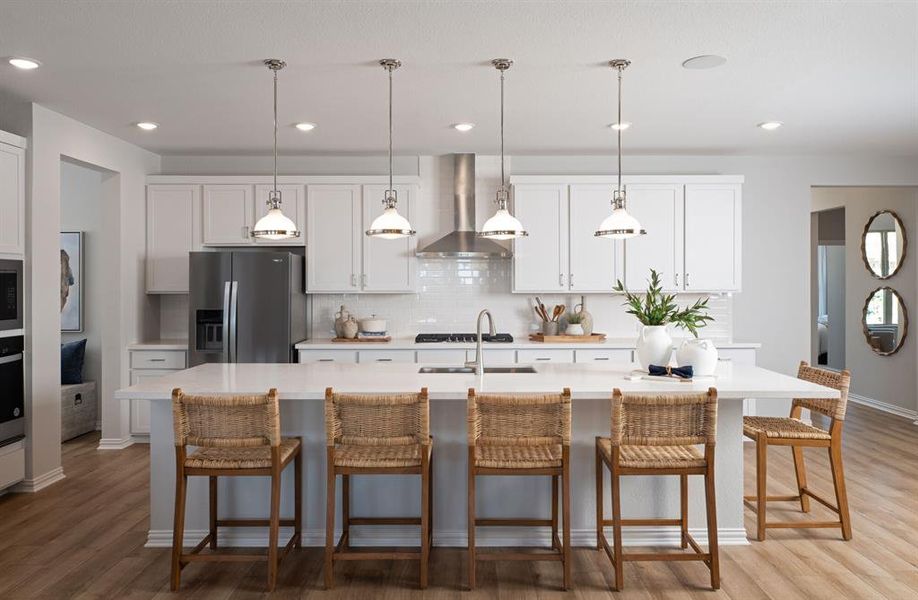 Furnished interior view inside a new home in Villages of Hurricane Creek, Anna (Image 7).