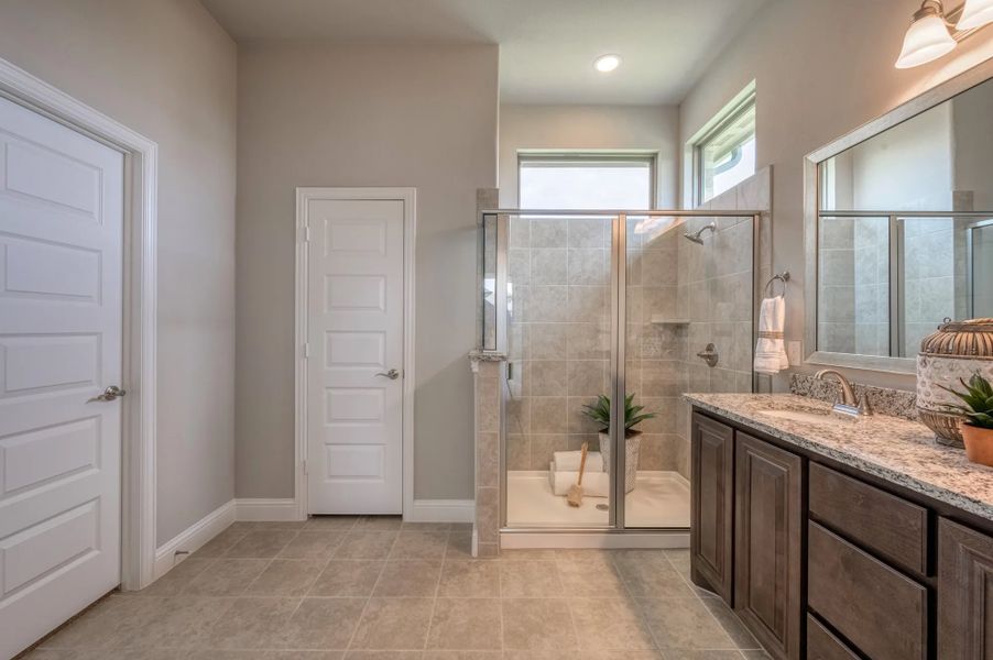 Furnished interior in a model home at Meadow Vista in Anna (Image 8).