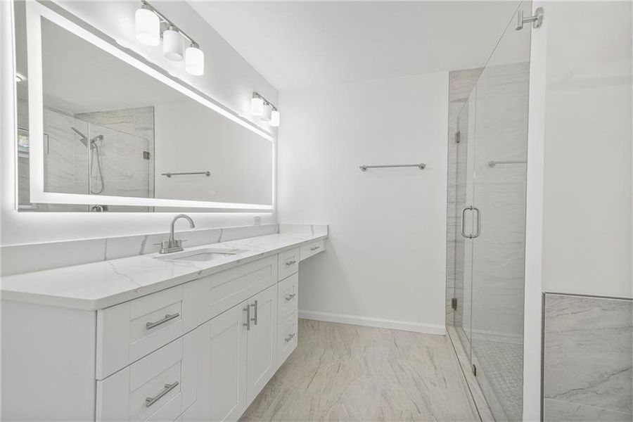 Furnished interior view inside a new home in , Covington (Image 7).